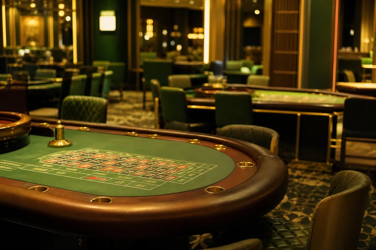 Table and live game categories in an Stay Casino-style lobby